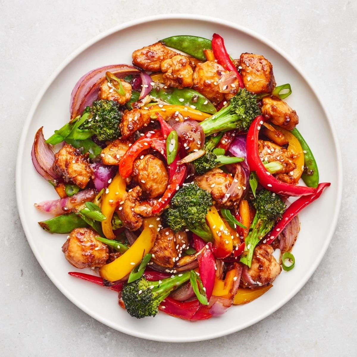 Sheet Pan Chicken Stir-Fry