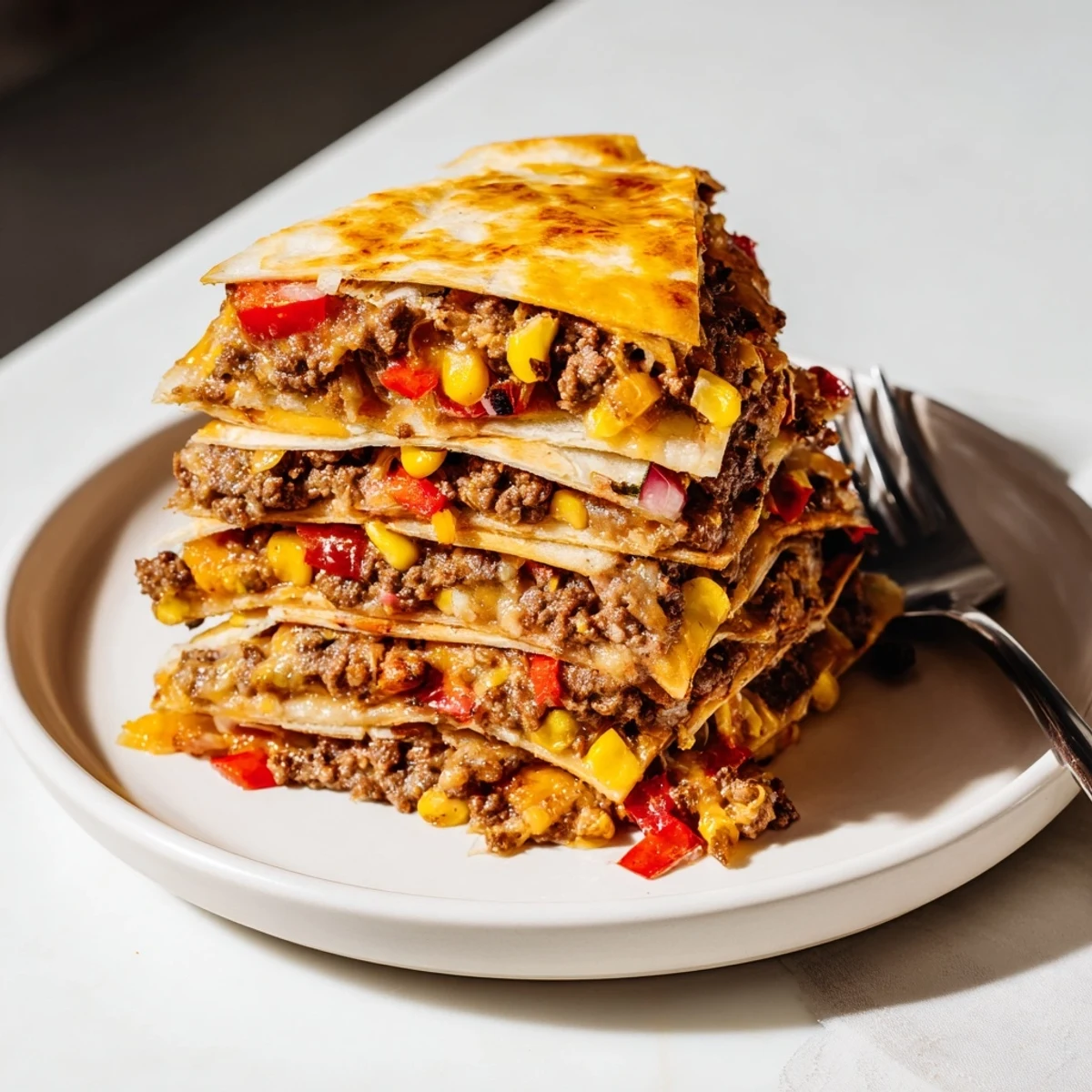 Delicious and cheesy Sheet Pan Quesadillas, perfect for sharing with family, look amazing.