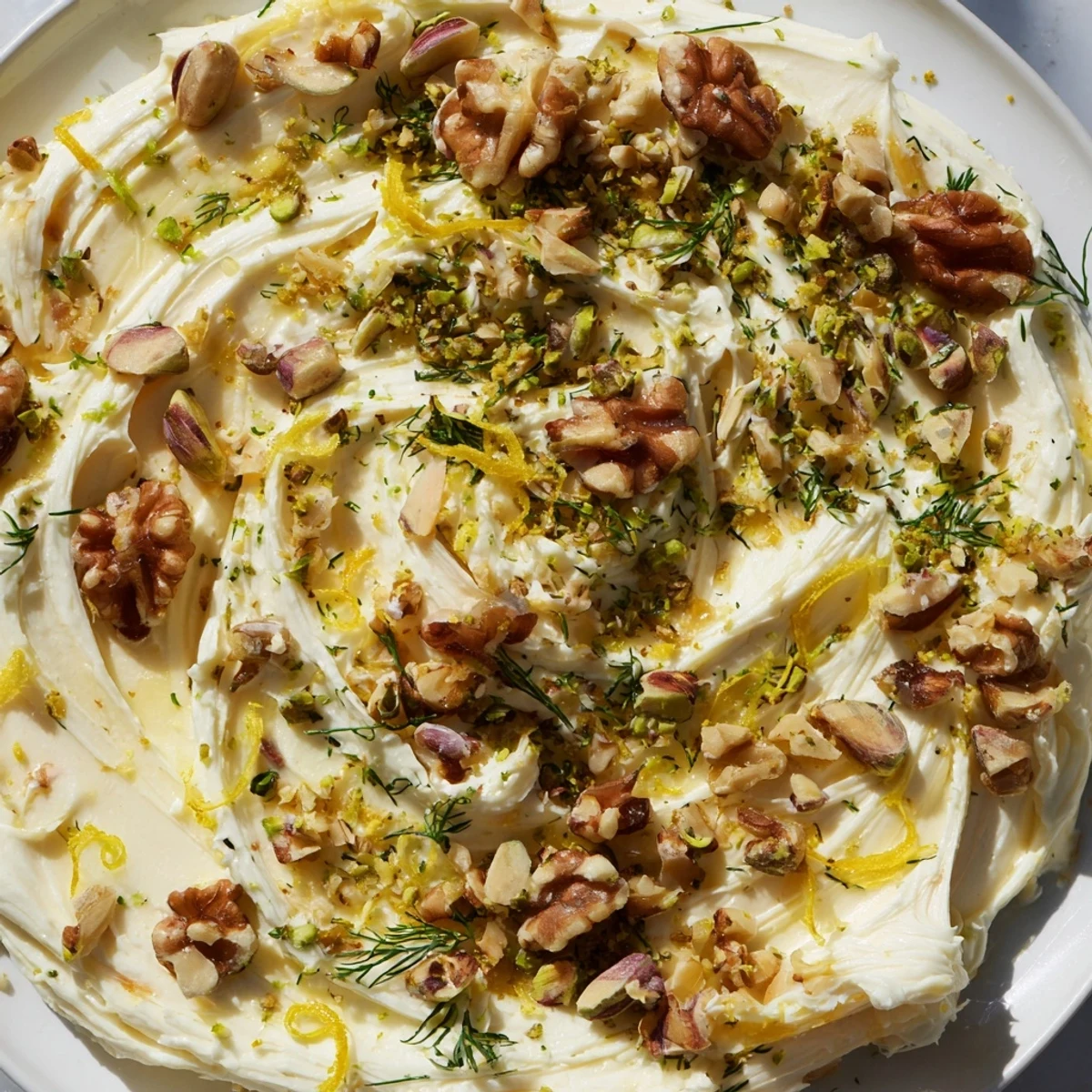 Enjoy the delicious presentation of this butter board charcuterie on a rustic wooden platter with crackers.