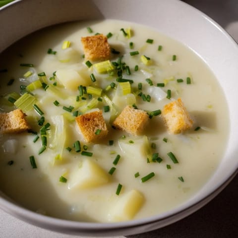 Quick Simple Potato Leek