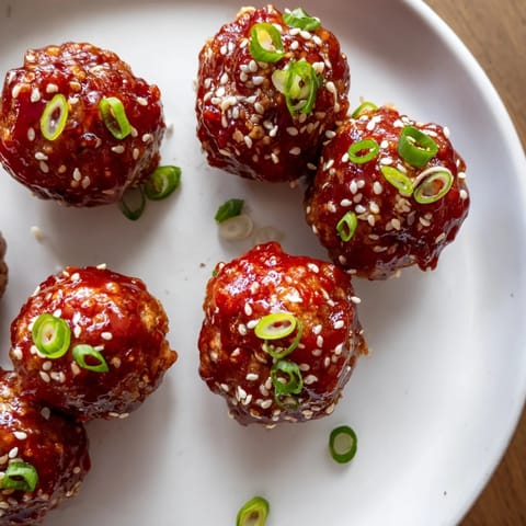 Spicy Sriracha Honey Meatballs