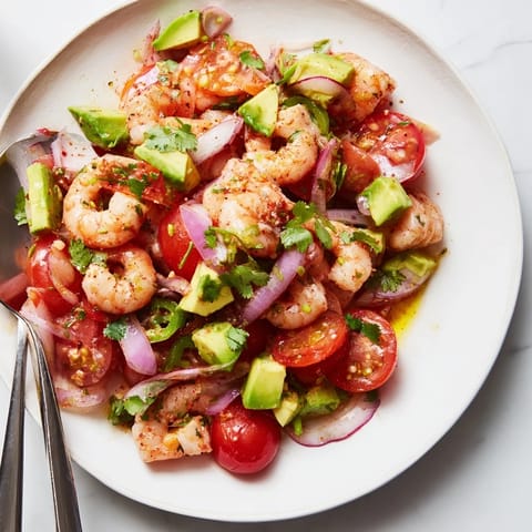 Light Fresh Shrimp Ceviche