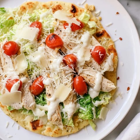 Chicken Caesar Flatbread