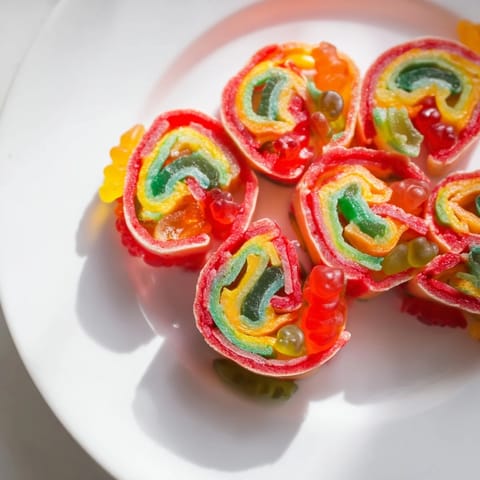 Rainbow Candy Roll Ups