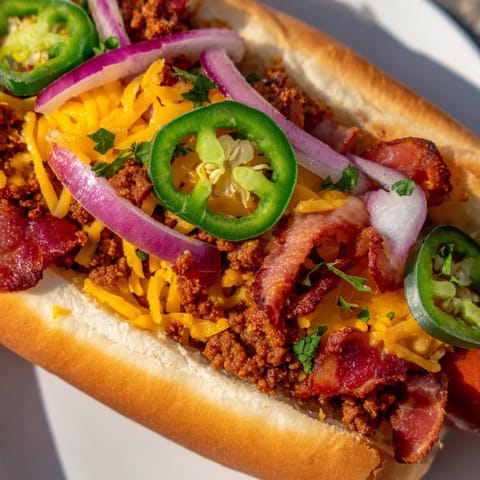 Mexican Hot Dogs Bacon