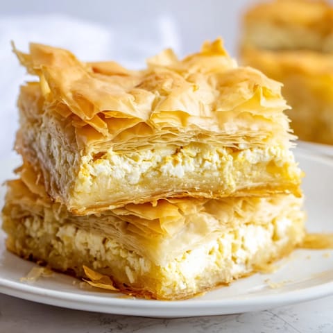 Serbian Layered Cheese Pie