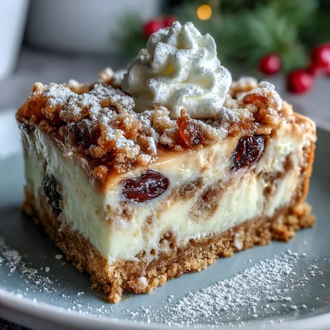Served in neat squares, this Christmas Cheesecake Slab reveals a crunchy digestive biscuit crust and spiced creamy filling.