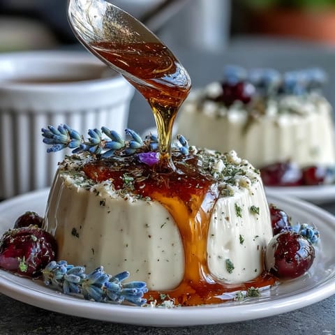 Honey Lavender Panna Cotta