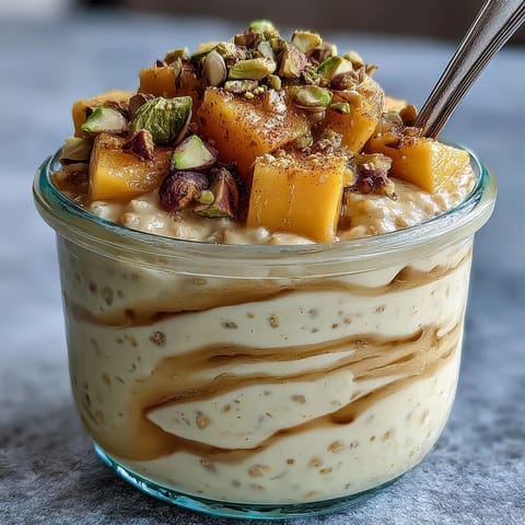 Mango Lassi Overnight Oats