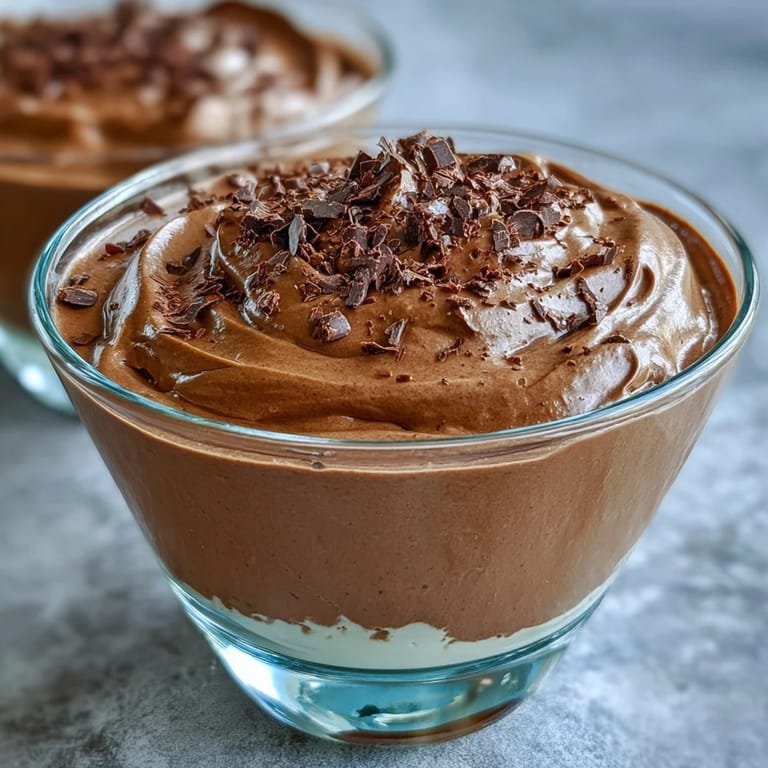 A delicate, caffeine-free Japanese-inspired sweet, Hojicha Mousse with roasted aroma, served in elegant ramekins.