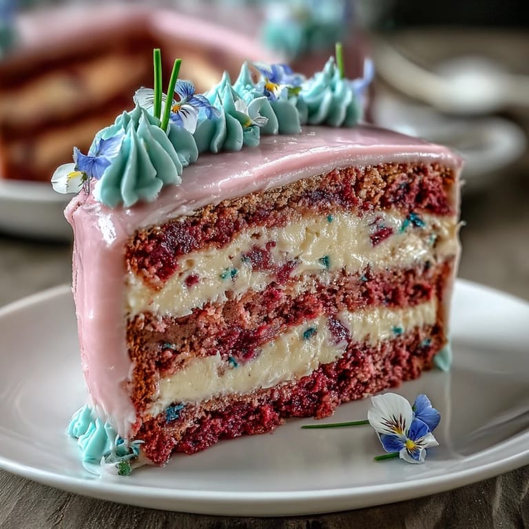 Delightful Spring Birthday Cake with creamy pastel buttercream flowers, a beautifully decorated vanilla cake ideal for birthdays and springtime festivities.