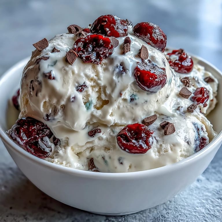 Smooth and protein-rich TikTok cottage cheese ice cream ready to scoop.