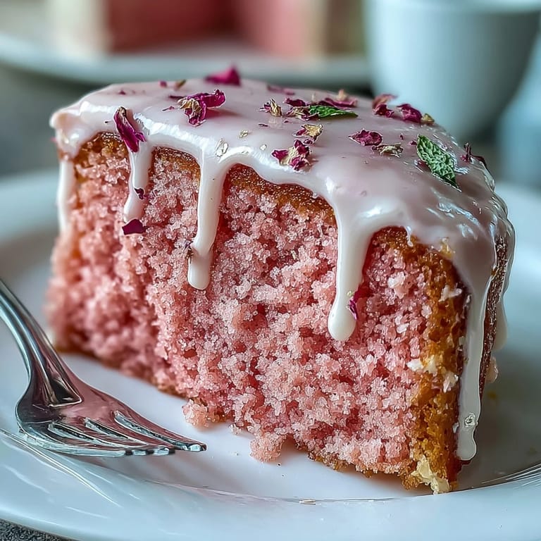 Decadent Bridal Shower Rosé Velvet Cake, boasting a shimmering gold cascade.
